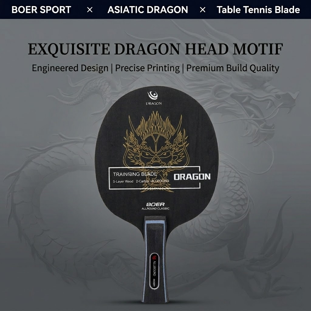 Table Tennis Zhang Jike - Raket Tenis Meja Boer Asia Dragon