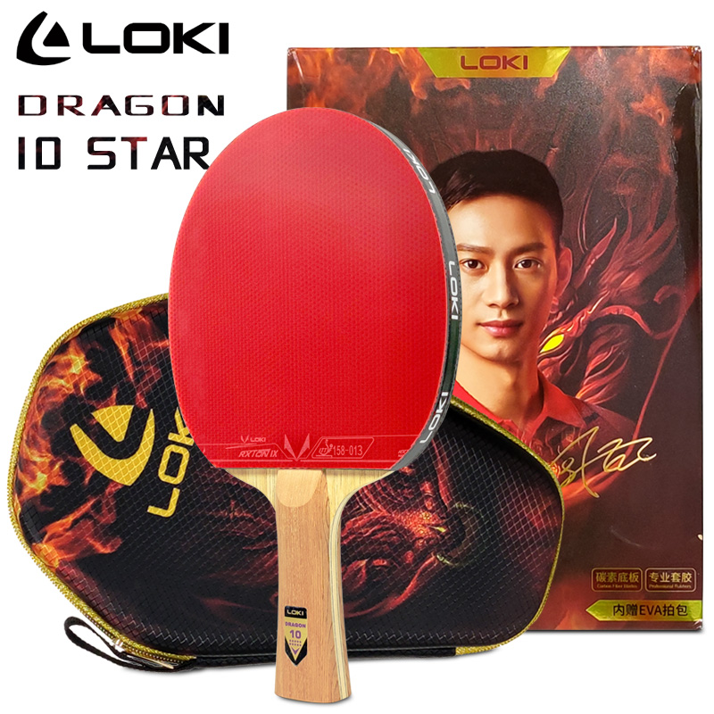 Table Tennis Zhang Jike - LOKI DRAGON 10 STAR raket tenis
