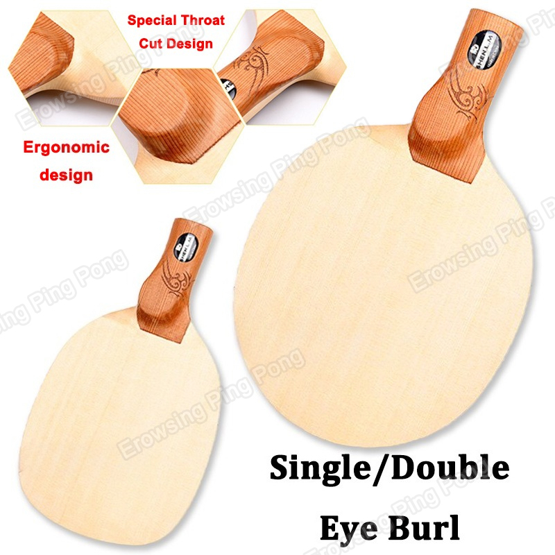 Table Tennis Racket - Raket Tenis Meja Hinoki 1-Ply, Pegangan