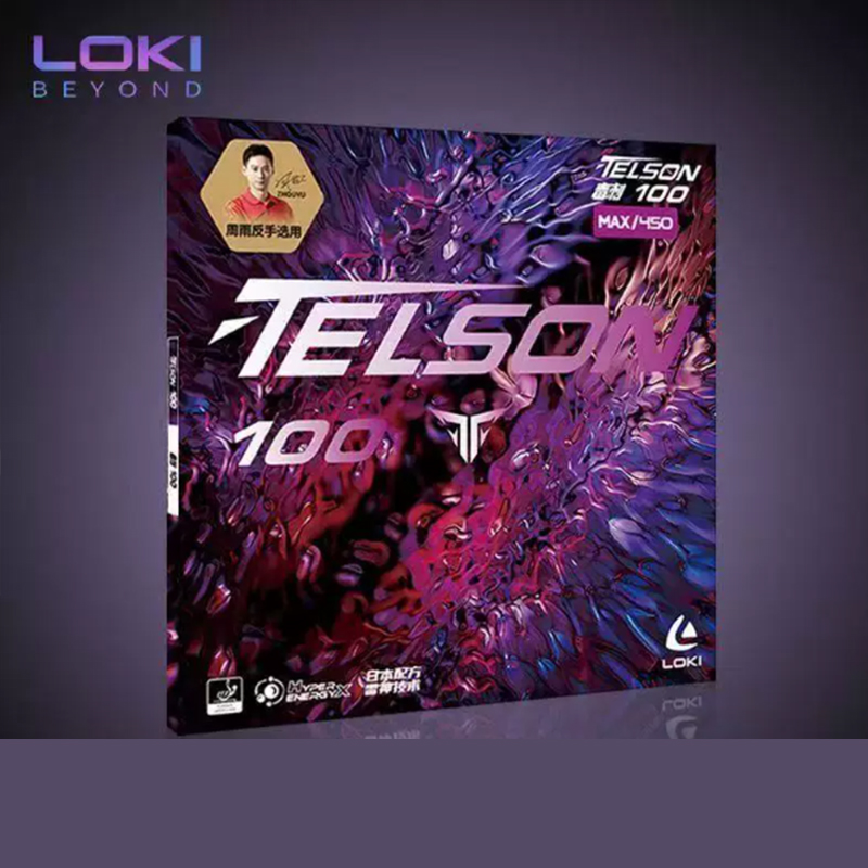 Table Tennis Loki - LOKI TELSON 100 Karet Tenis Meja