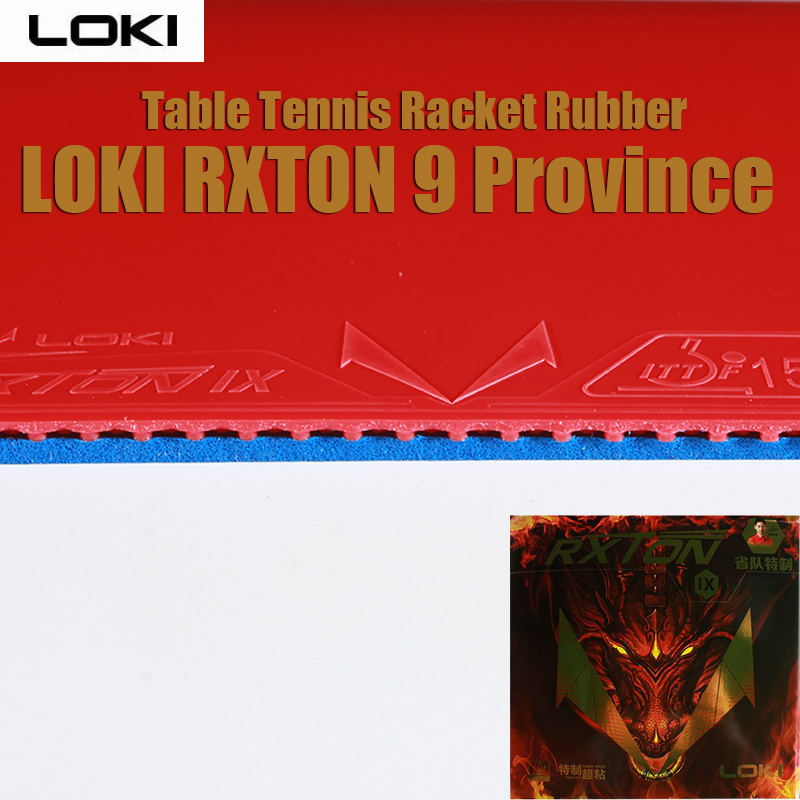 Table Tennis Loki - LOKI RXTON 9, Karet Ping Pong