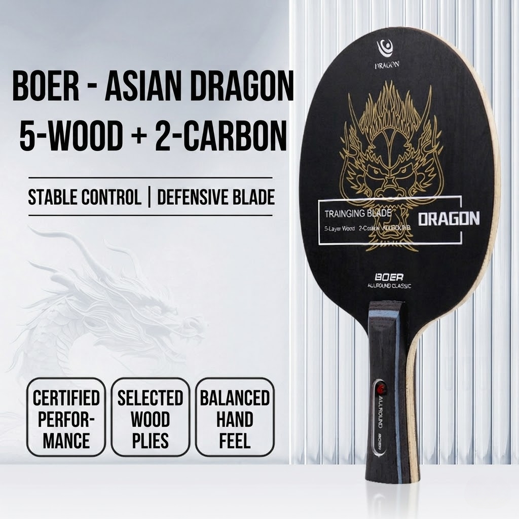 Raket Tenis Meja Boer Asia Dra - Table Tennis Zhang Jike ulasan dan harga