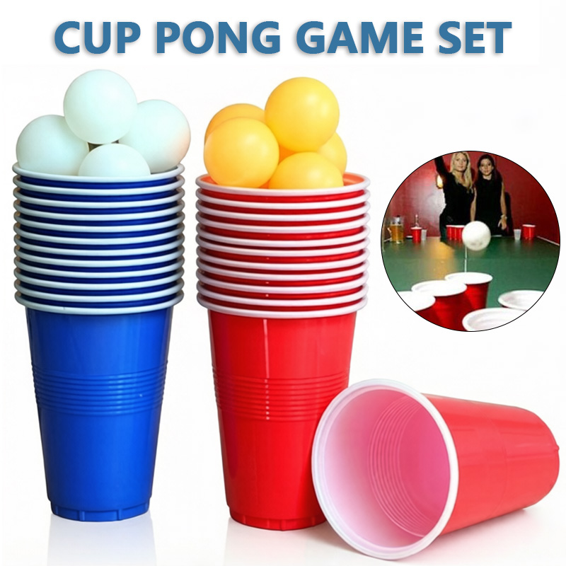 Set Permainan Beer Pong & Gela - Table Tennis Olympics ulasan dan harga
