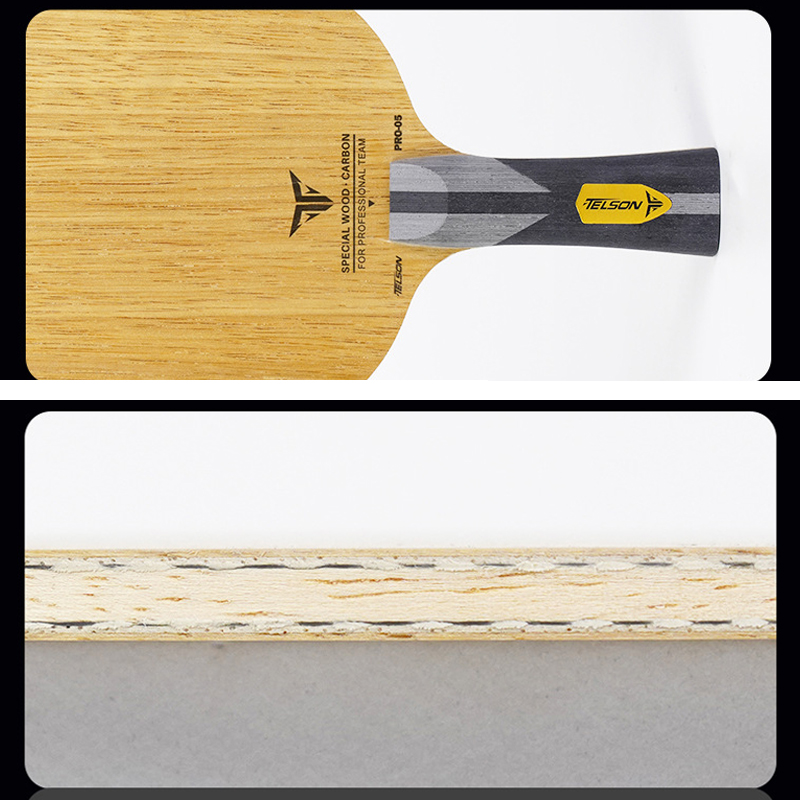 LOKI TELSON PRO-05 Pisau Tenis - Table Tennis Racket ulasan dan harga