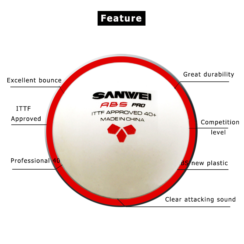 SANWEI ABS PRO bola tenis meja - Table Tennis Olympics ulasan dan harga