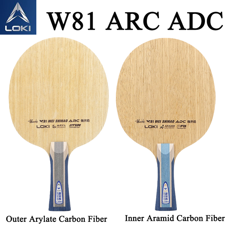 LOKI W81 Seri Wei Shihao Blade - Table Tennis Racket ulasan dan harga