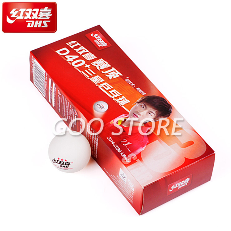 DHS 3 Star D40 + Bola Tenis Me - Table Tennis Olympics ulasan dan harga
